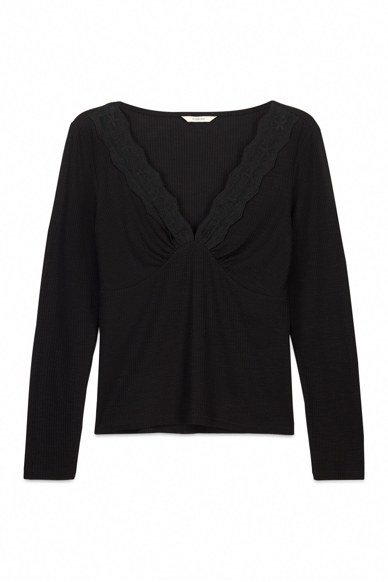 Slowlove Top estrucutura detalle blonda