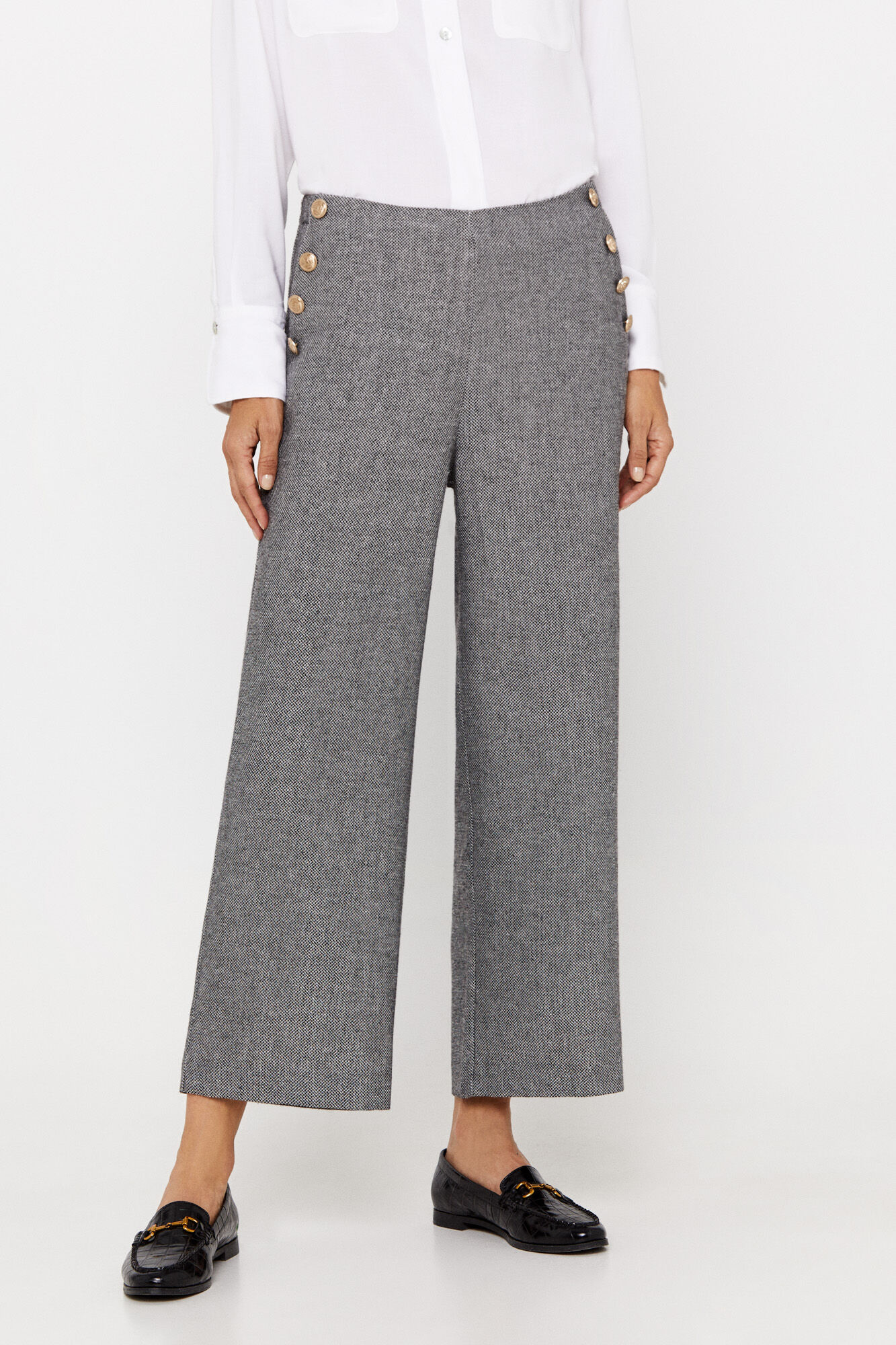Pantalon blanco 2025 mujer cortefiel