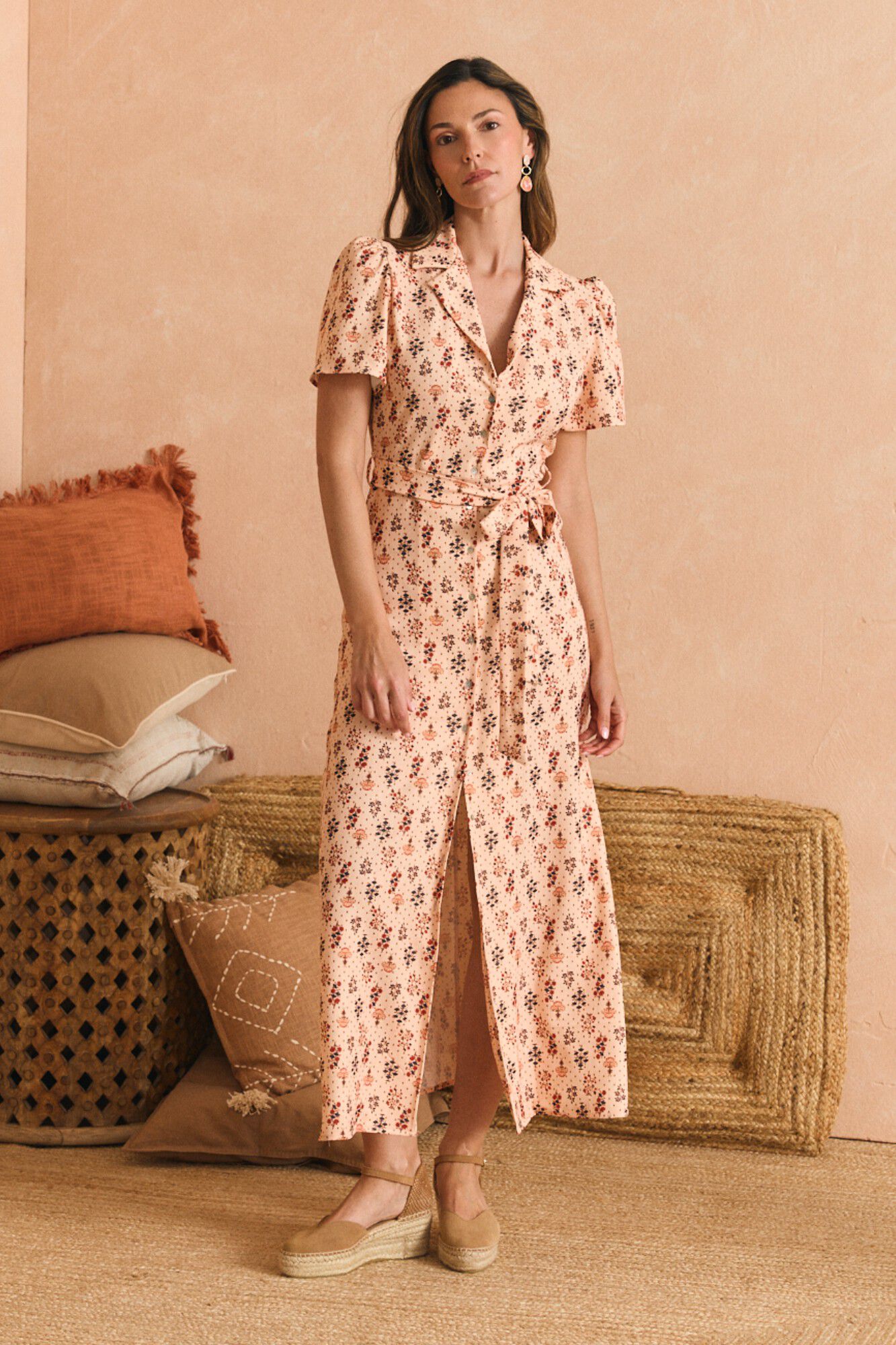 Pol&iacute;n Et Moi Vestido camiseiro Azahara