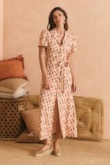 Pol&iacute;n Et Moi Vestido camiseiro Azahara Castanho