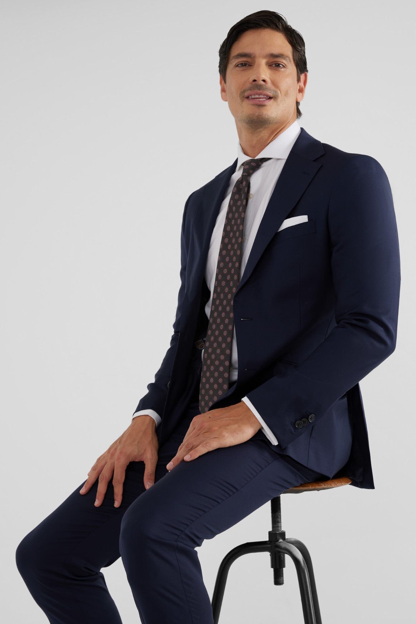 Silbon Americana traje natural stretch