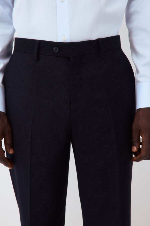 Cortefiel Striped trousers Serie XXI Navy