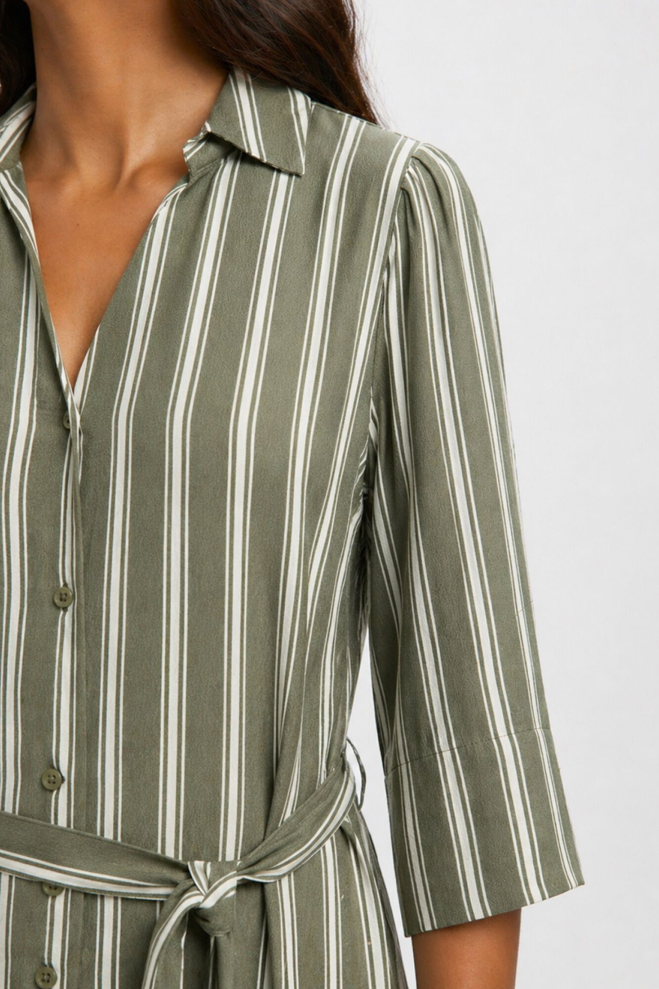 Selected Vestido comprido estampado