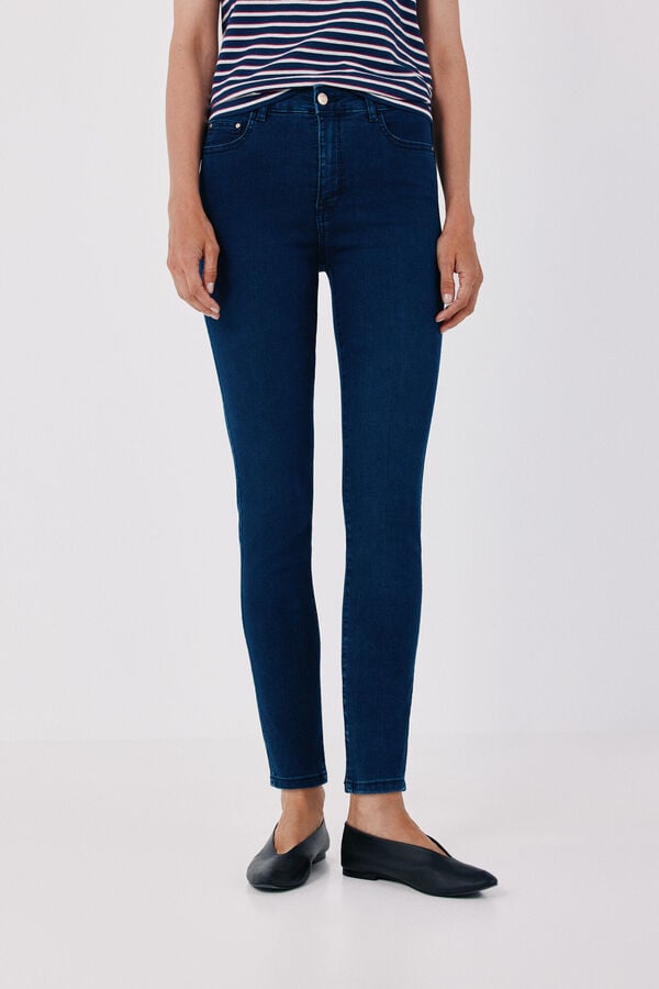 Cortefiel Jeans Sensational Pitillo Azul