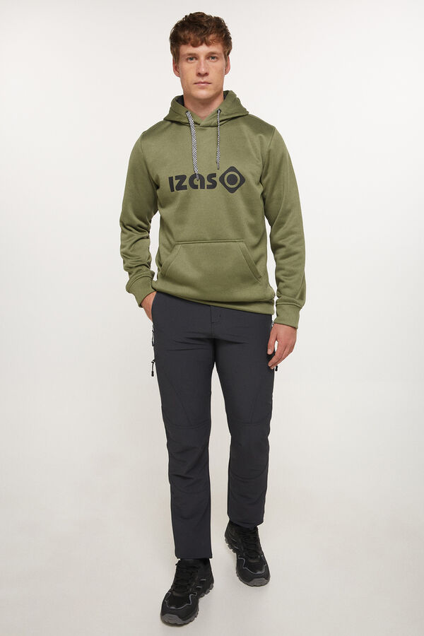 Izas Sweatshirt with logo Kaki