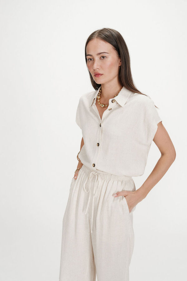 Grace & Mila Cal&ccedil;a reta Raven Tostado