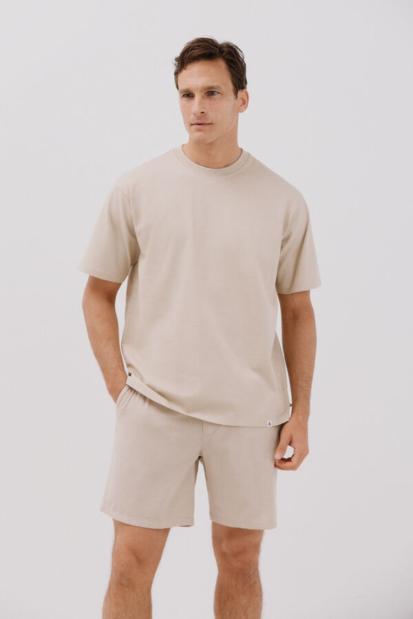 Cortefiel T-shirt básica Tostado