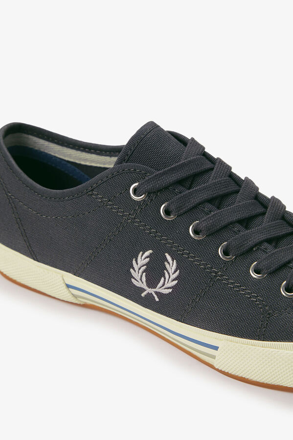 Fred Perry Zapatillas B708 Vintage Tennis Canvas Gris