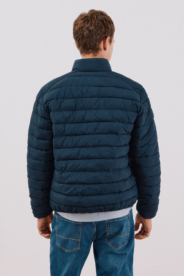 Cortefiel Ultra-light quilted jacket Navy