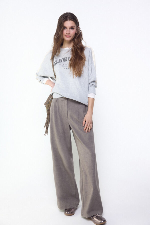 Slowlove Sudadera slowlove oversize Grey