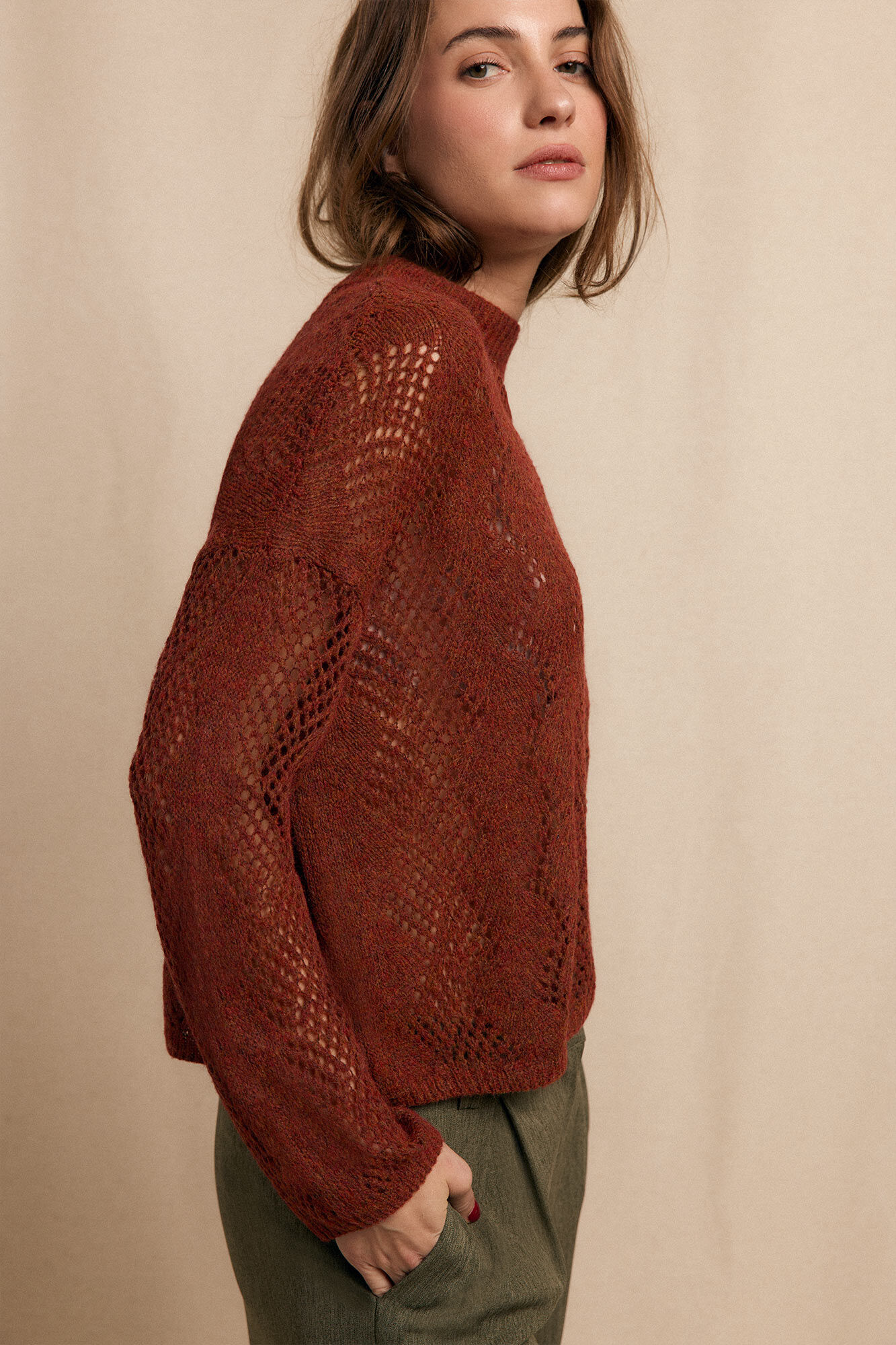 Slowlove Camisa Perkins vazada