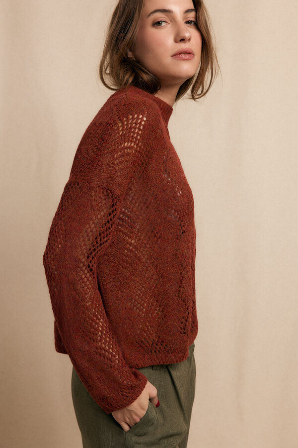 Slowlove Camisa Perkins vazada Laranja