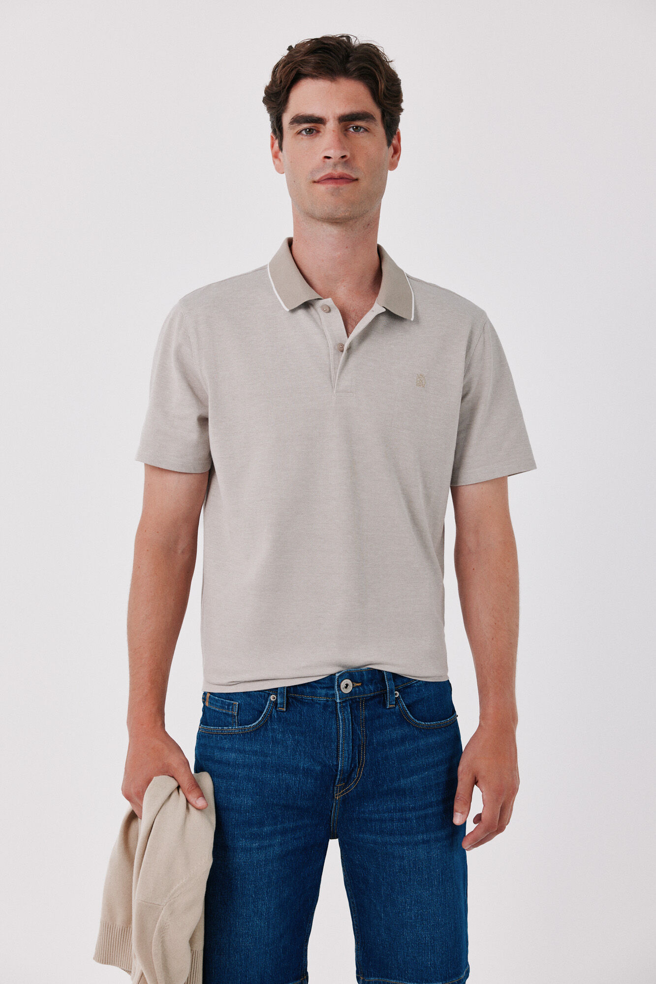 Cortefiel Polo oxford piqu&eacute;