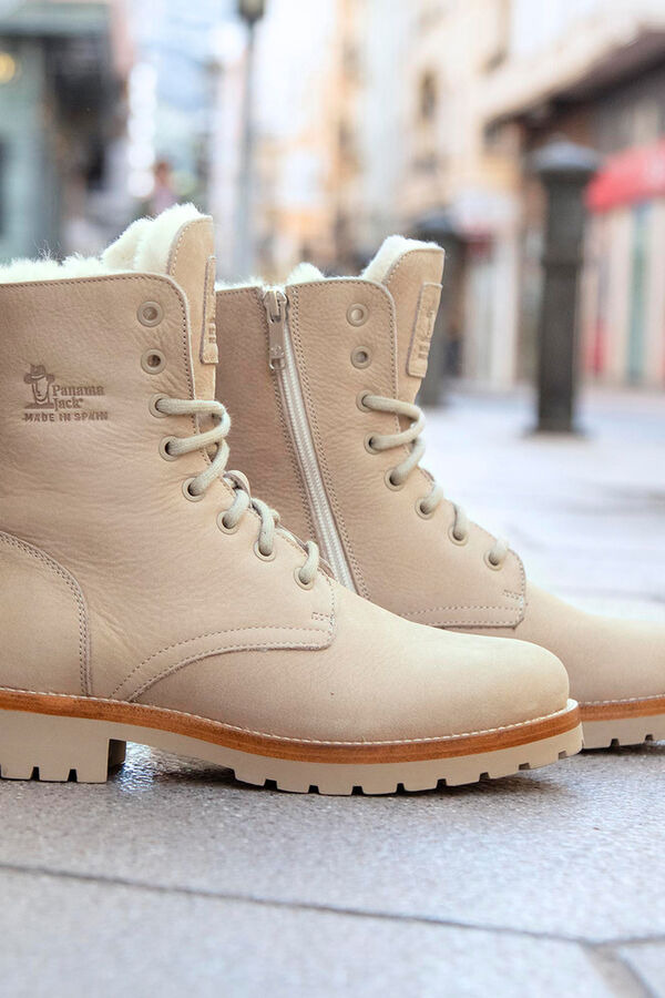 Panama Jack Flat women's boot Beige