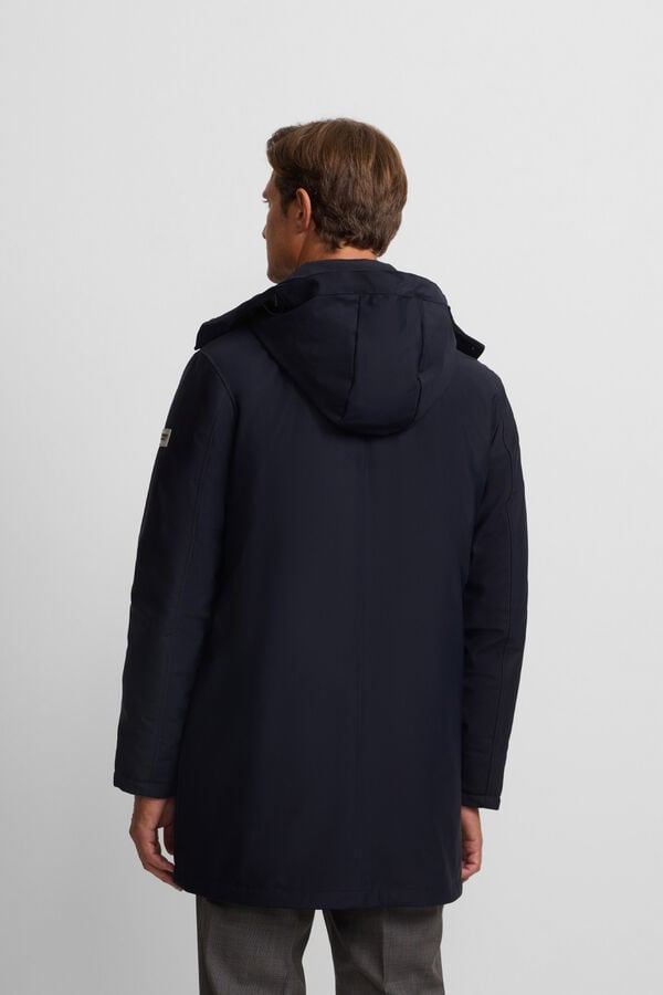 Silbon Parka técnica tailoring Azul marino