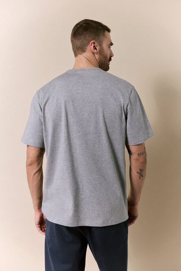 OOTO Washed short sleeve T-shirt Grey