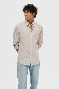Selected Camisa de lino Slim Fit