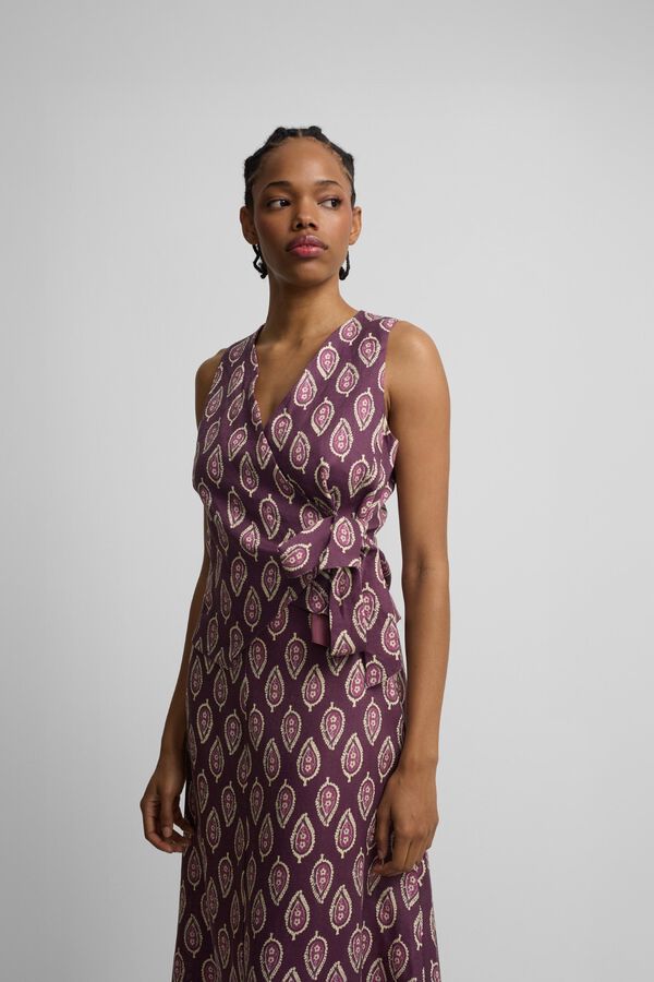 Silbon Colete cruzado com la&ccedil;o estampado Granada