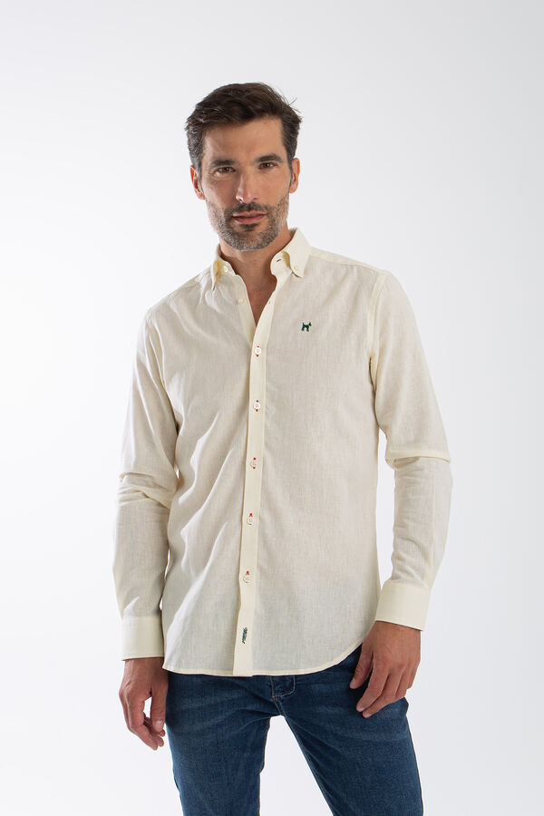 Williot Camisa Lino Amarillo