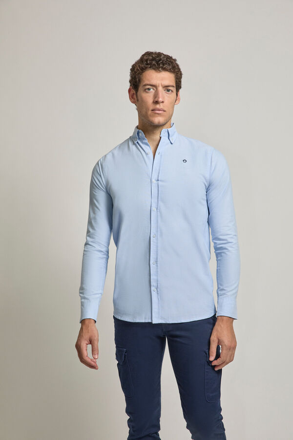 Street Monkey Oxford Shirt  Blue