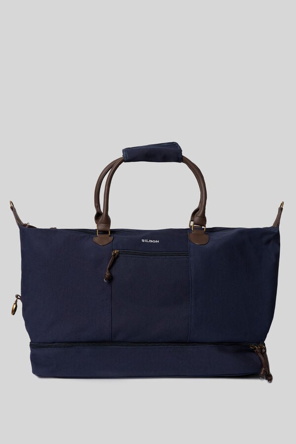 Silbon Bolsa de viaje silbon clasica azul marino Azul marino