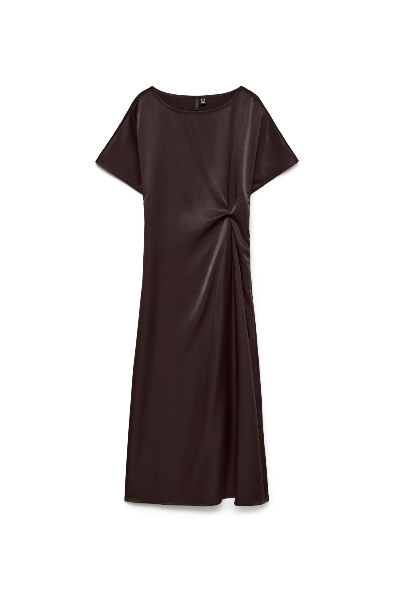 Vero Moda Vestido midi acetinado