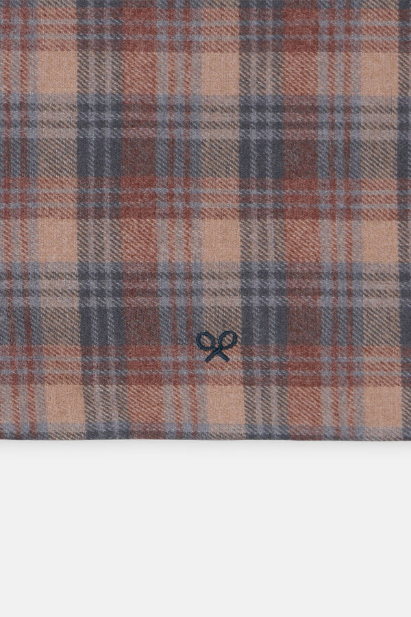 Silbon Pijama pijama tartan Cinzento