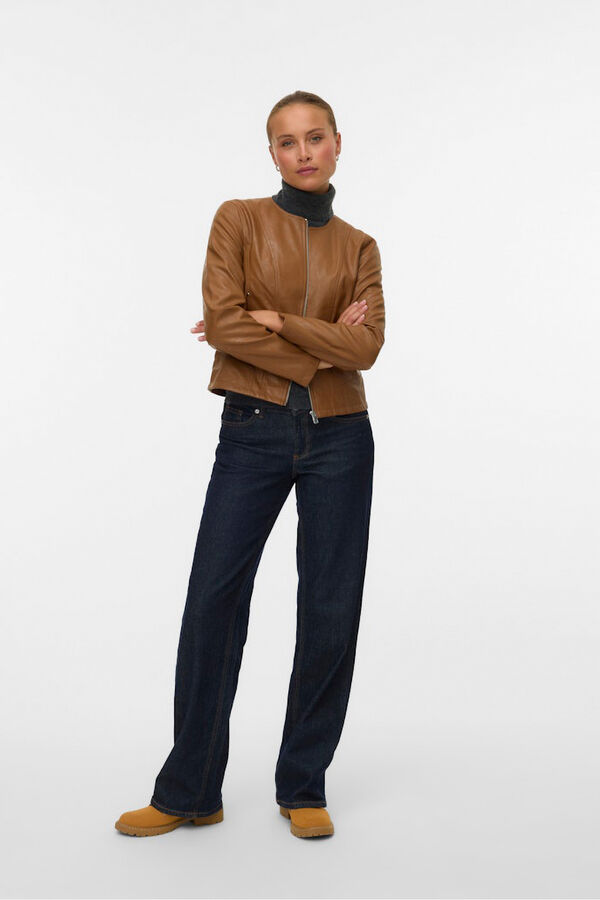 Vero Moda Casaco  Castanho