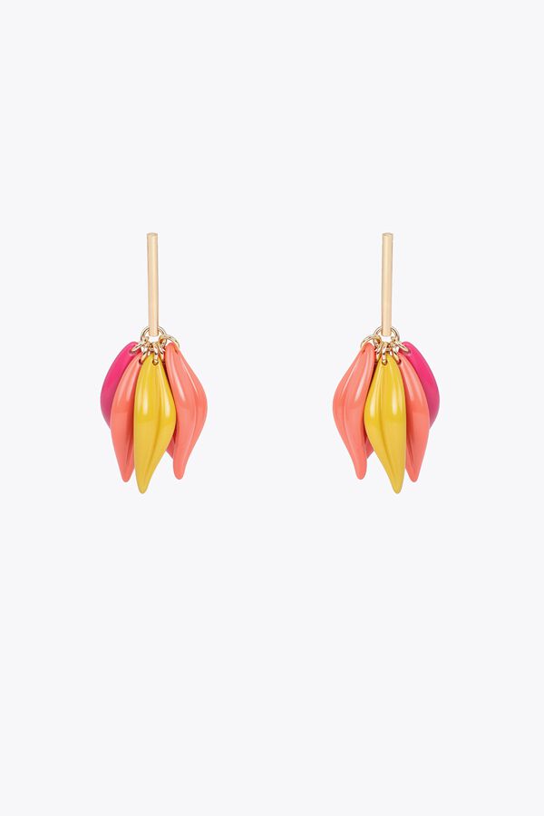 Lola Casademunt Pendiente p&eacute;talos Multicolor
