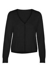 Vero Moda Cardigã reversível de manga comprida comprida Preto