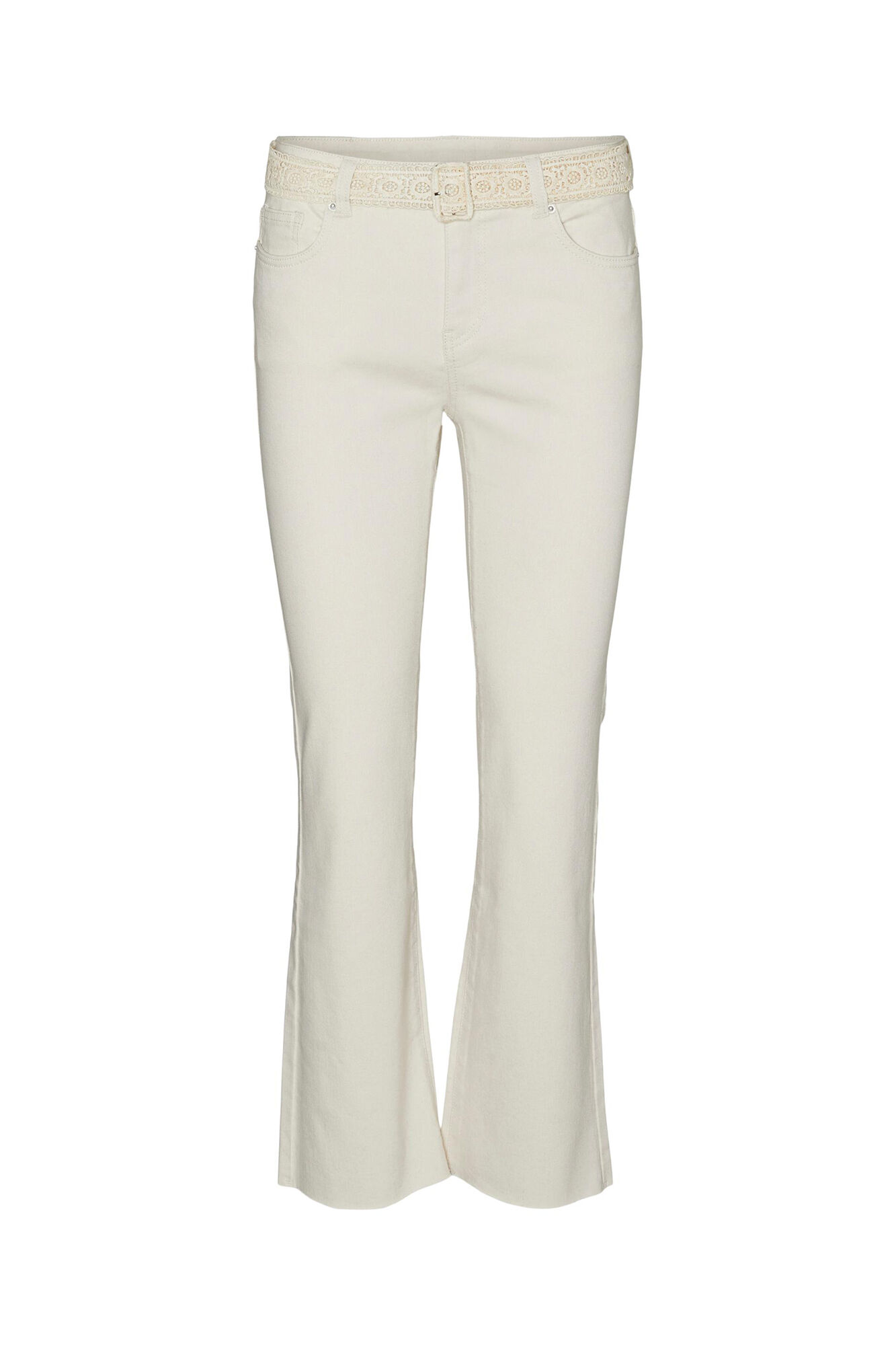 Pantalon vaquero tobillero acampanado Pantalones vaqueros de mujer Cortefiel