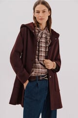 Cortefiel Hooded hood Maroon
