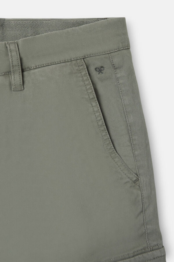 Silbon Calça cargo casual Verde