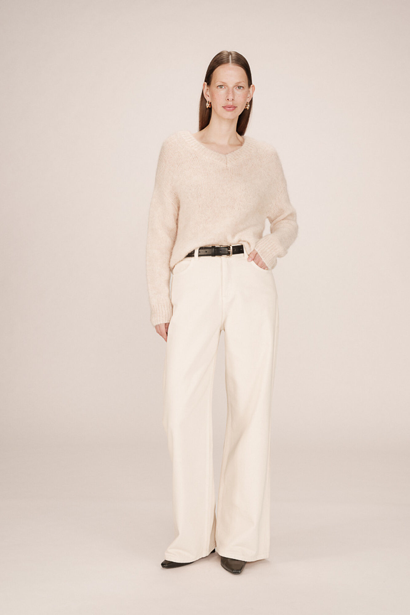 Grace & Mila Camisola b&aacute;sico com decote em V