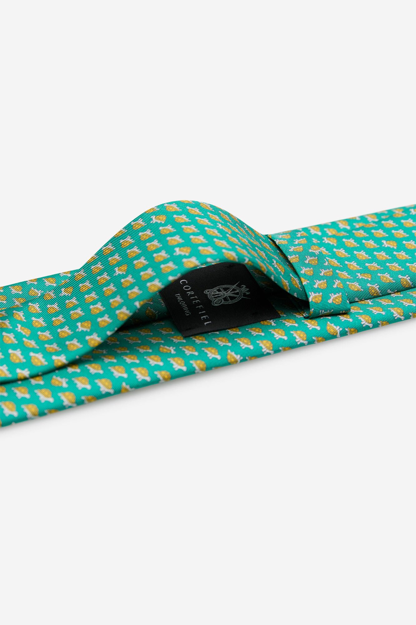 Cortefiel Natural silk tie