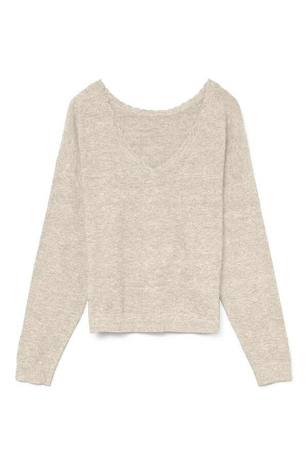 Vero Moda Camisola de malha reversível Cinzento