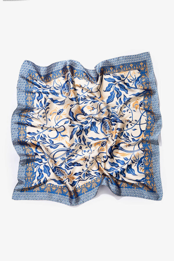 Vilanova Bandana Estampado Floral Azul