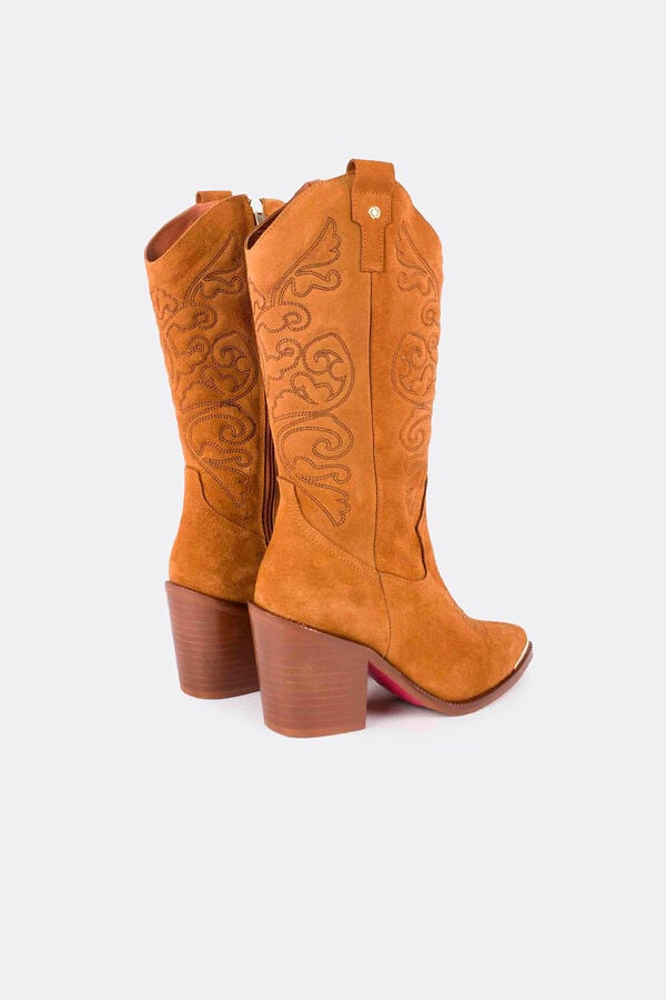 Cortefiel Cowboy boot Brown