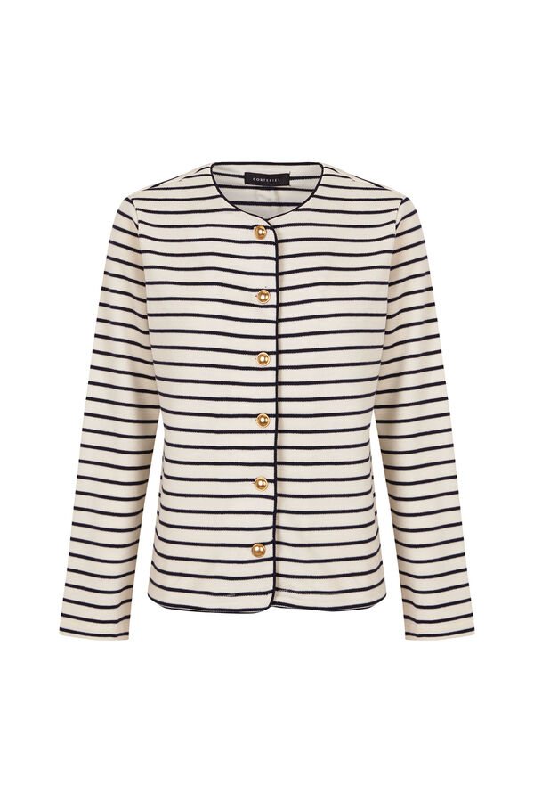 Cortefiel Rebeca vivo contraste Estampado blanco