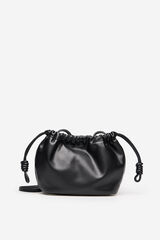 Cortefiel Bolsa de mala de tiracolo Preto