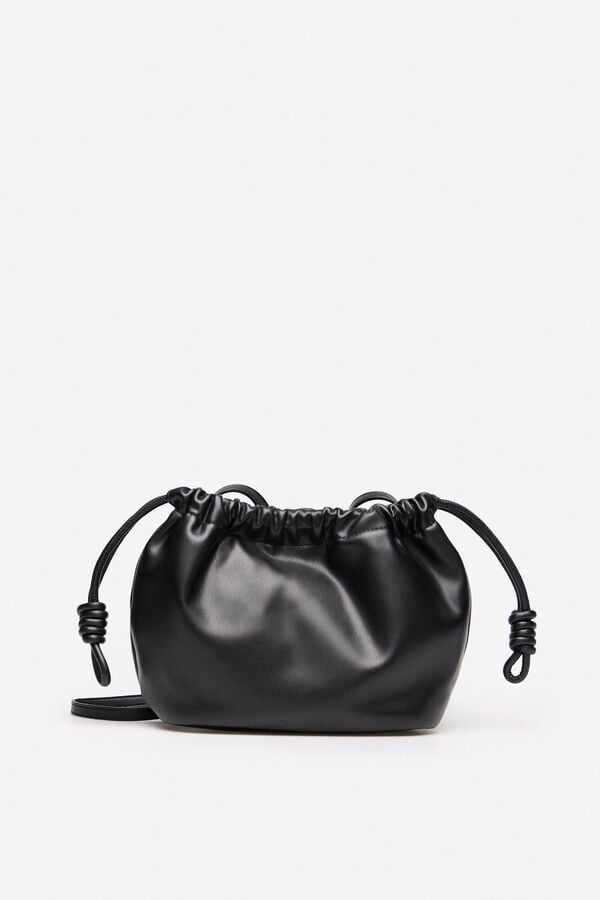 Cortefiel Bolsa de mala de tiracolo Preto