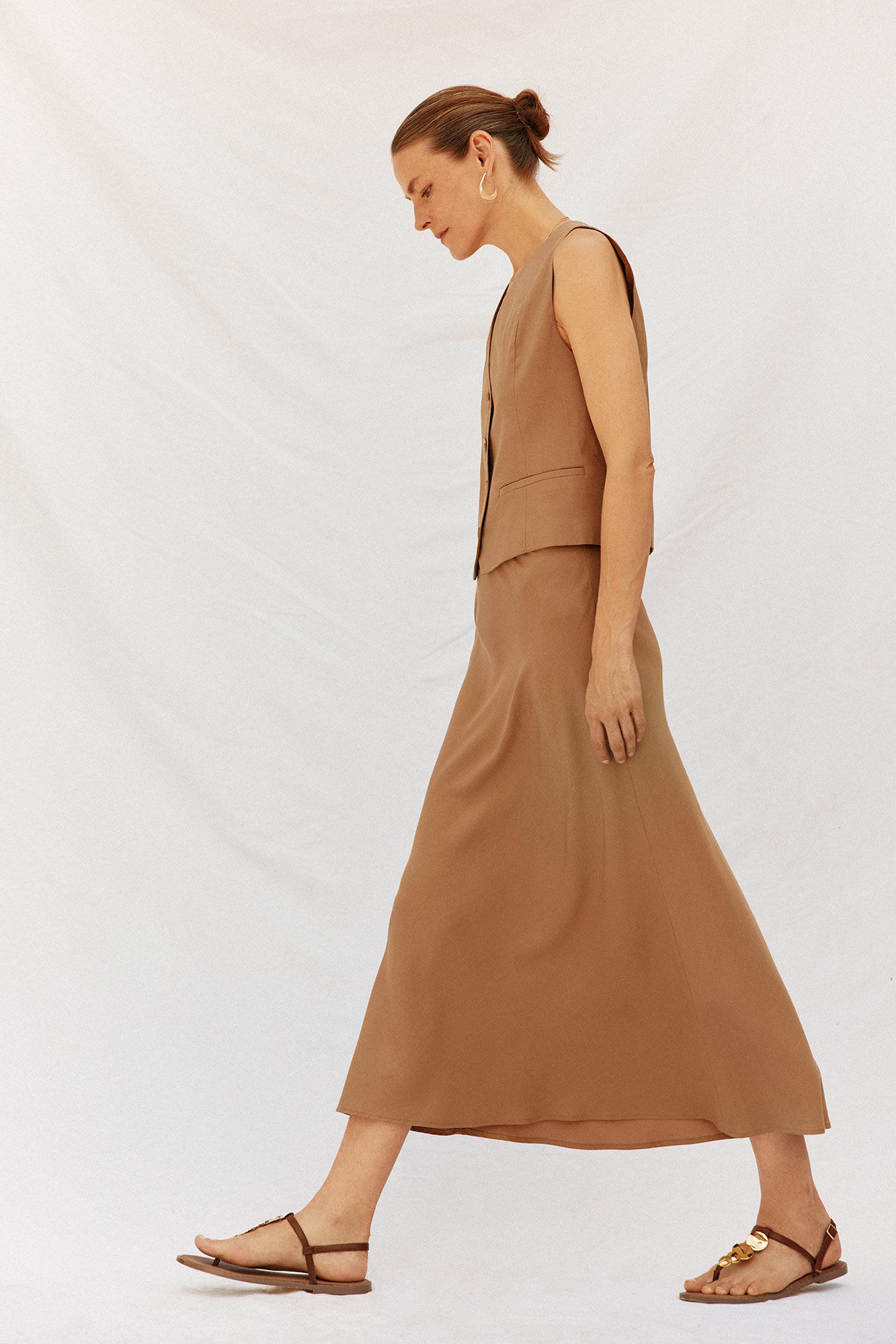 Cortefiel Fluid Tencel skirt