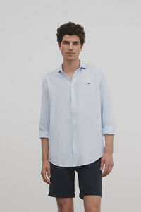 Cortefiel Camisa sport silbon soft Azul