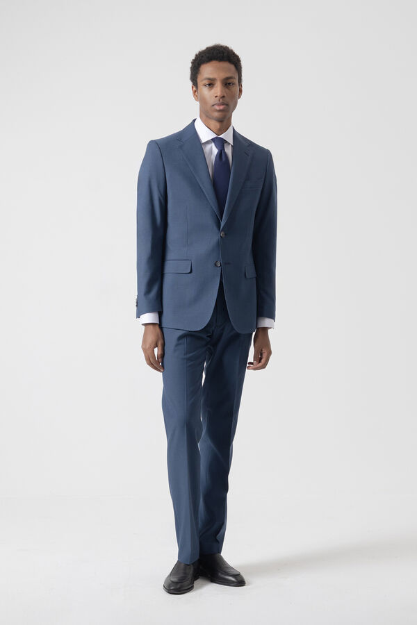 PuroEGO Traje micro punto tinta Azul