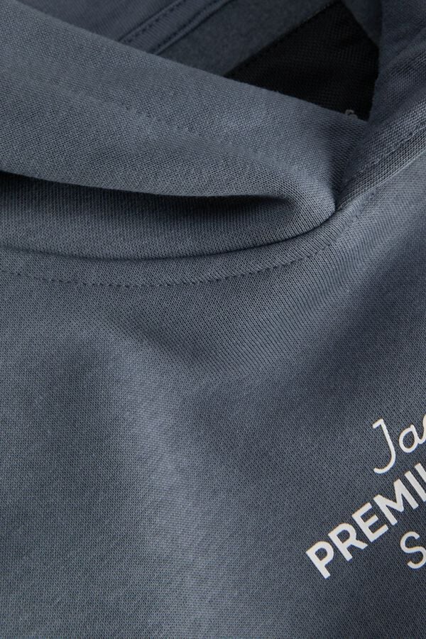 Jack & Jones Regular cotton sweatshirt Grey