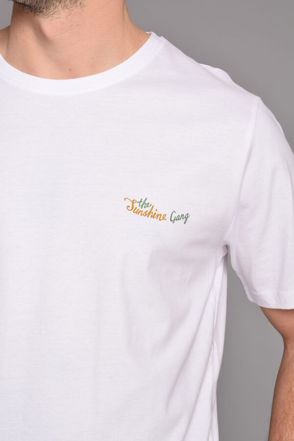 Cortefiel Camiseta print digital Multicolor