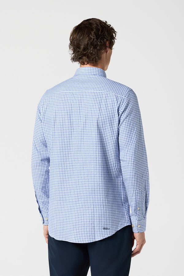 Williot Camisa aos quadrados Azul