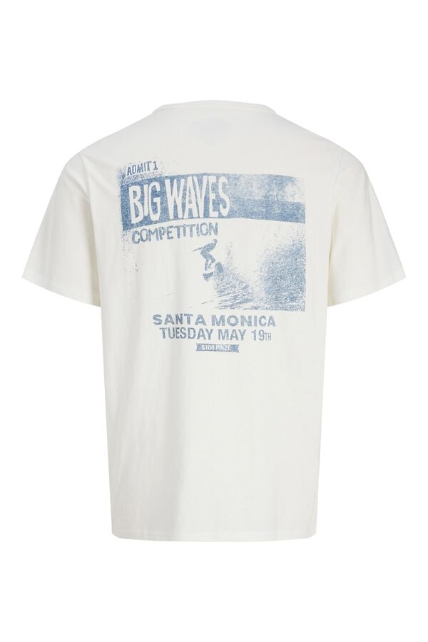 Jack & Jones T-shirt estampada logo Branco