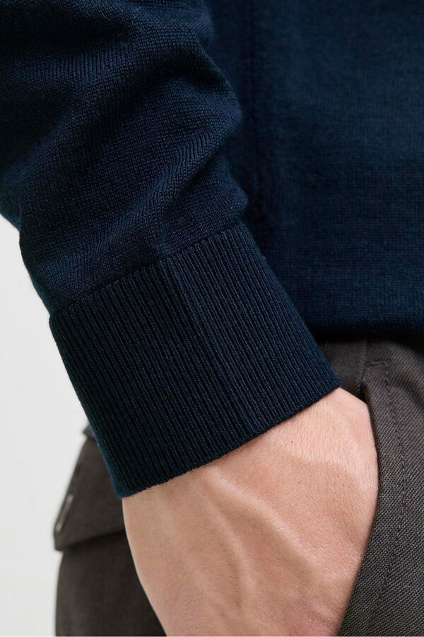 Jack & Jones Regular fit polo shirt jumper Navy