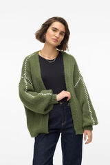 Vero Moda Jersey-knit cardigan  Dark green